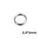 Отверстие 0,8*6 мм 𫔭 кольцо для рта (около 200 шт.)