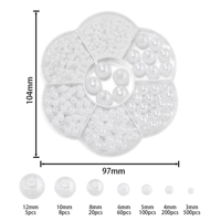 Белый комплект, 7 ячеек, 12mm