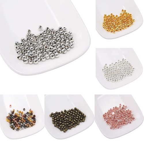 Материал для бисера: разделительные бусины, перфорированные железные бусины, круглые бусины, ювелирные аксессуары ручной работы своими руками, бусины для позиционирования трубки не могут быть сплющены.