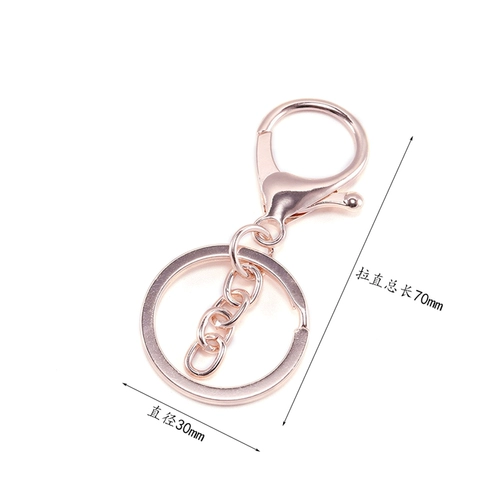 Брелок, цепь, аксессуар, металлические аксессуары, металлический комплект, 3см, 3 предмета