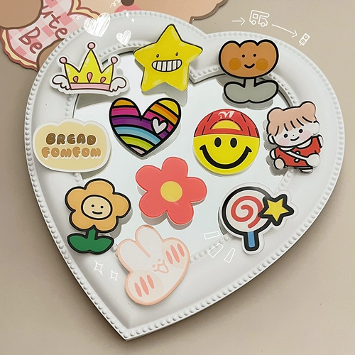 Милая креативная брошь, награда для школьников, акриловый значок, подарок на день рождения