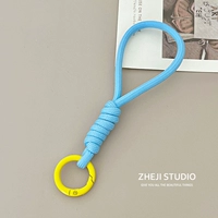 Голубое + желтое эластичное кольцо