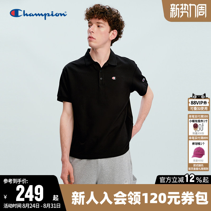 Champion T-Shirt for Women 2026 Summer New Style Couple Casual Loose Polo Shirt Short-Sleeved Top for Men Trendy