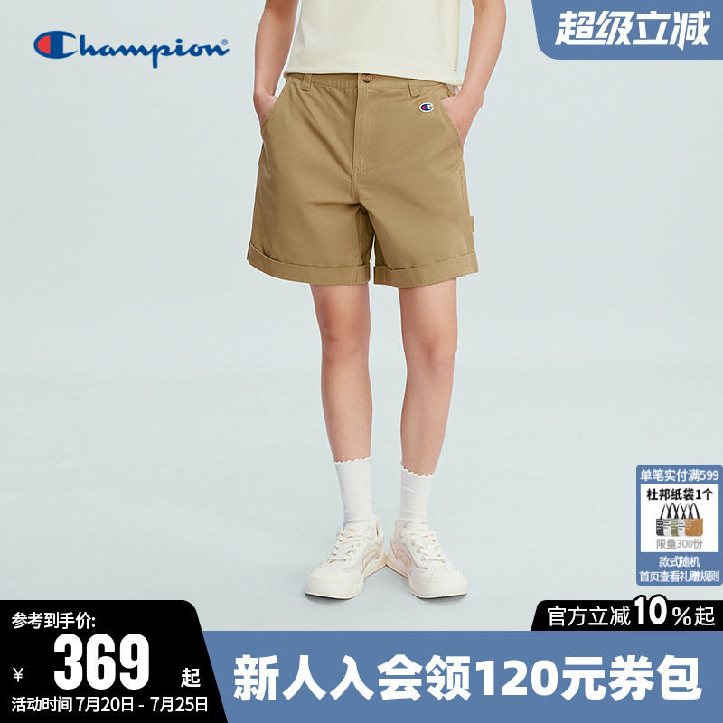 Champion Women's Denim Shorts 2026 Summer New Pure Cotton Woven Casual Washed Five-Point Shorts Champion Women's Denim Shorts 2026 Summer New Pure Cotton Woven Casual Washed Five-Point Shorts