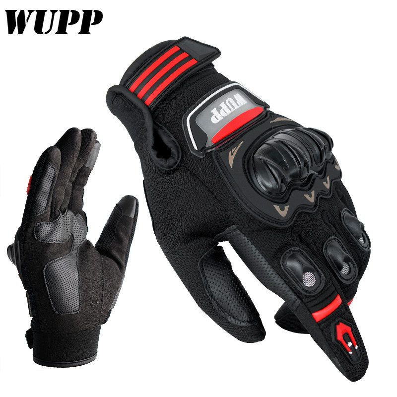 WUPP Locomotive Gloves Summer Women's Cross-country Locomotive Gear Knight Riding Gloves Male Racing Anti-Fall Breathable
