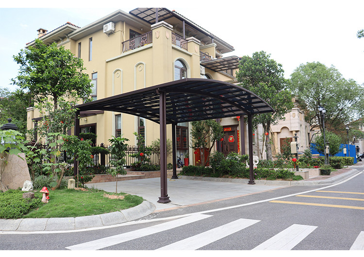 Aluminum alloy Villa small courtyard shed terrace balcony courtyard canopy parking shed outdoor rainproof home awning