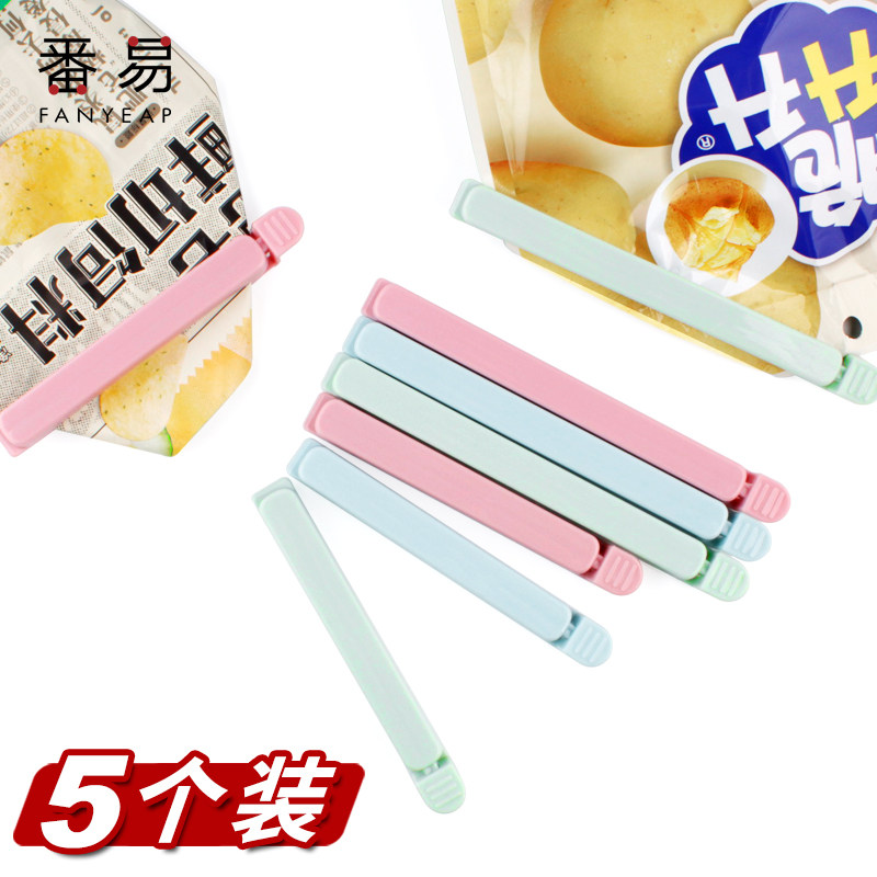 Home Snacks Seal Clip Food Seal Clip Freshness Closure Clip Vegetarian Color Plastic Bag Sub Food Clip Seal Bag Clip