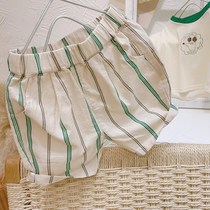 Shnuby boy shorts summer dress 2022 new children beach middle pants slim fit boy leisure boy 50%