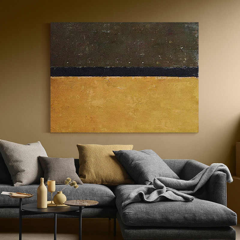 LWD ART Original hand-painted by the LWD ART) The Silent Destitute wind wall-mounted painting Living room Xuanguan Pure Artisanal Abstract Decorative oil painting