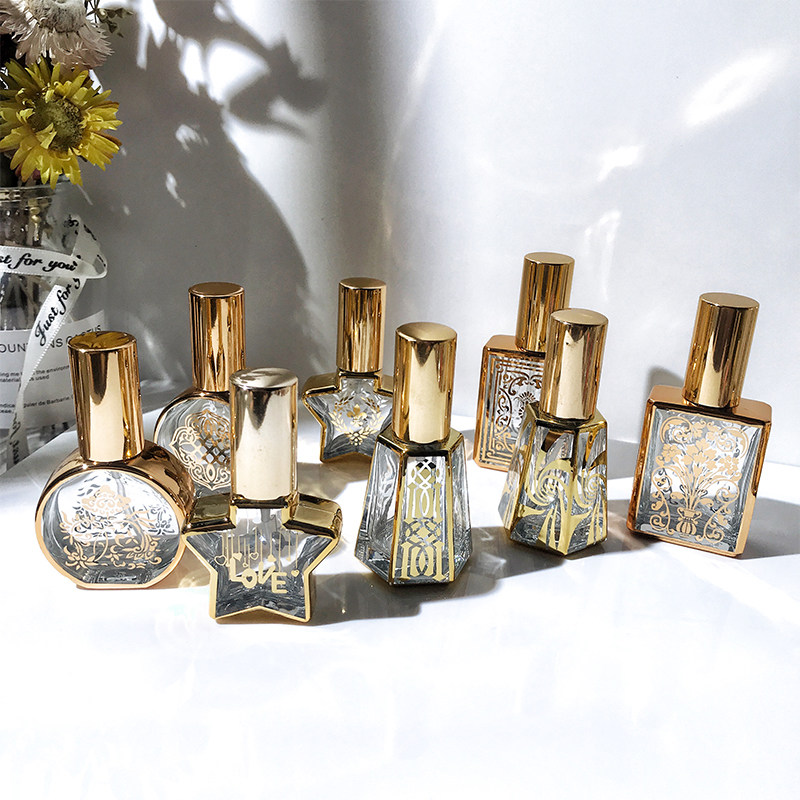 Perfume bottle small empty bottle portable perfume dispenser high-end 10ml spray bottle glass sub-bottling exquisite empty bottle