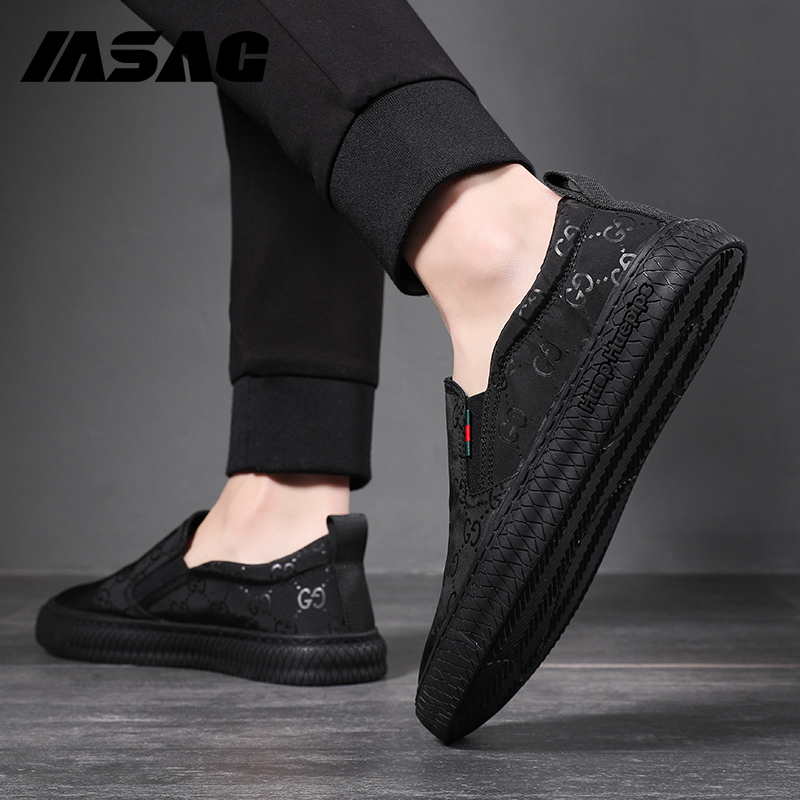 Cloth Shoes Men's Han Edition Casual Shoes Men's Shoes A Foot Pedal Sloth Shoes Summer Breathable Sails Shoes Men Low Bunch Shoes Wave Shoes