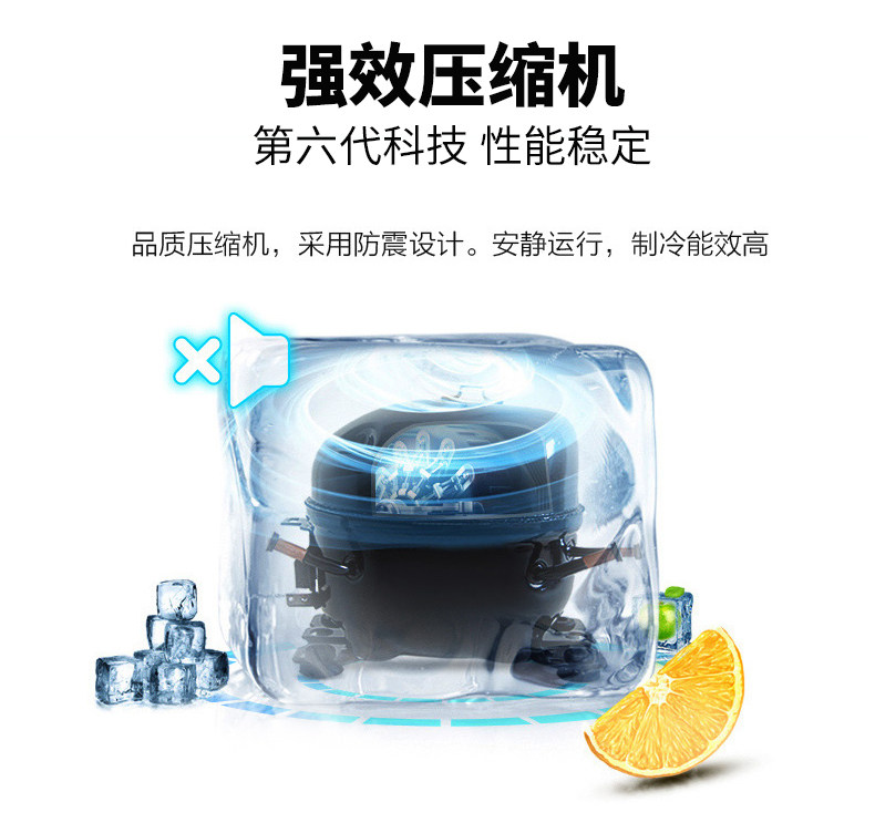 志高 双门小型冰箱 43L 图4