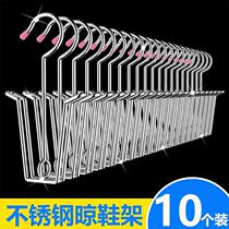 Stainless steel sunburn shoes Multifunction Dry Shoe Rack Outdoor balcony clothes rack Airing Rack Windows window sill hooks