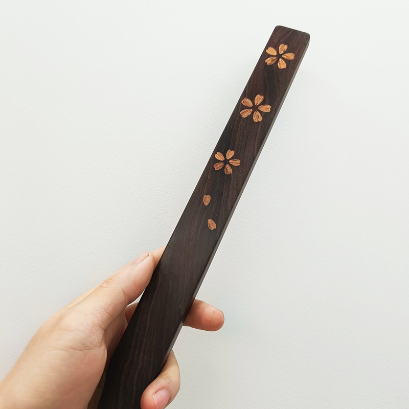 Sp Practice Tools: Cherry Blossom Paddle, Ebony Inlaid Rosewood Paddle, Ruler Tool, Obedient Props Sp Practice Tools: Cherry Blossom Paddle, Ebony Inlaid Rosewood Paddle, Ruler Tool, Obedient Props