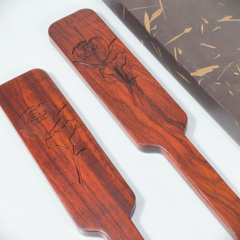 Sp Tool Ruler Made of Solid Red Rosewood, Small Circle Practice Tool, Couple's Medium-Sized Paddle, Rosewood Paddle Sp Tool Ruler Made of Solid Red Rosewood, Small Circle Practice Tool, Couple's Medium-Sized Paddle, Rosewood Paddle