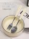Cheese fork spoon tableware set dessert spoon tableware set high-end home two-piece ອາຫານຕາເວັນຕົກ