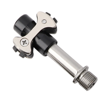 MEROCA road bike lollipop lock pedals ultra-light titanium alloy shaft self-locking pedals with locking discs and bearings