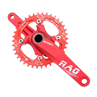 Bicycle hollow integrated crank meroca positive and negative teeth