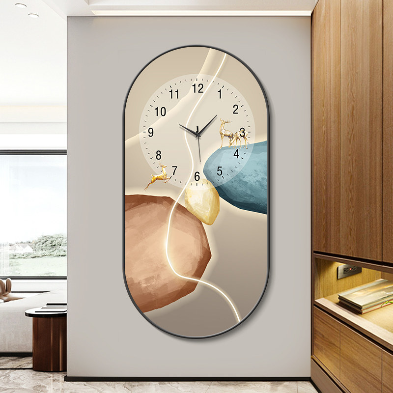 Hanging bell Living room Home Fashion 2021 new light luxury upscale facing door Xuanguan Decorative Painting Aisle Hallway Hanging