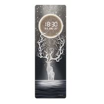 Часы висячего колокольня Живая комната Сюангуань украшение картины 2024 Новые электронные часы Цифровая креативная таблица висячего настенного номера дисплеи часы