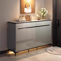 Light luxury shoe cabinet home entrance entrance cabinet integrated 2024 new hot style balcony high-end storage locker