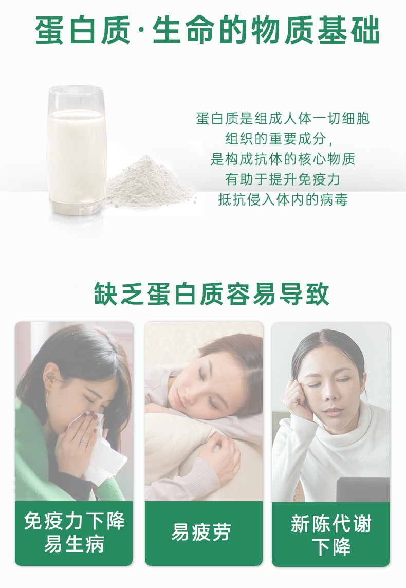 【每日】进口营养高蛋白增肌粉304g*1罐