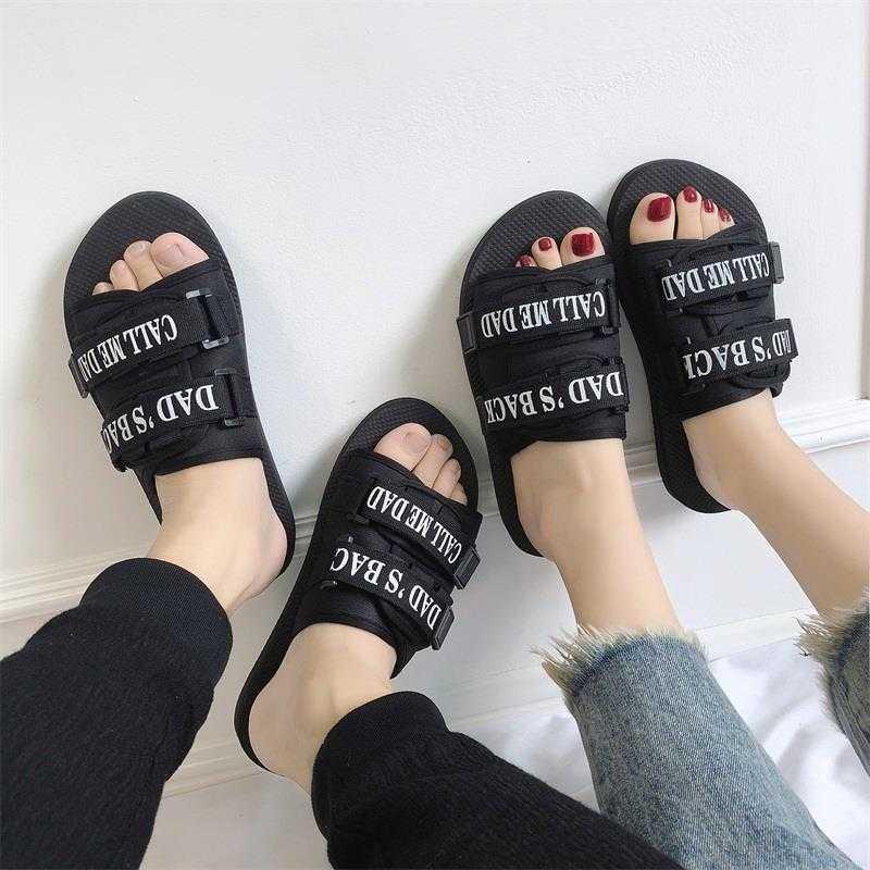 Slippers women summer fashion outdoor Korean edition personality trend 2019 new drag men's sand beach