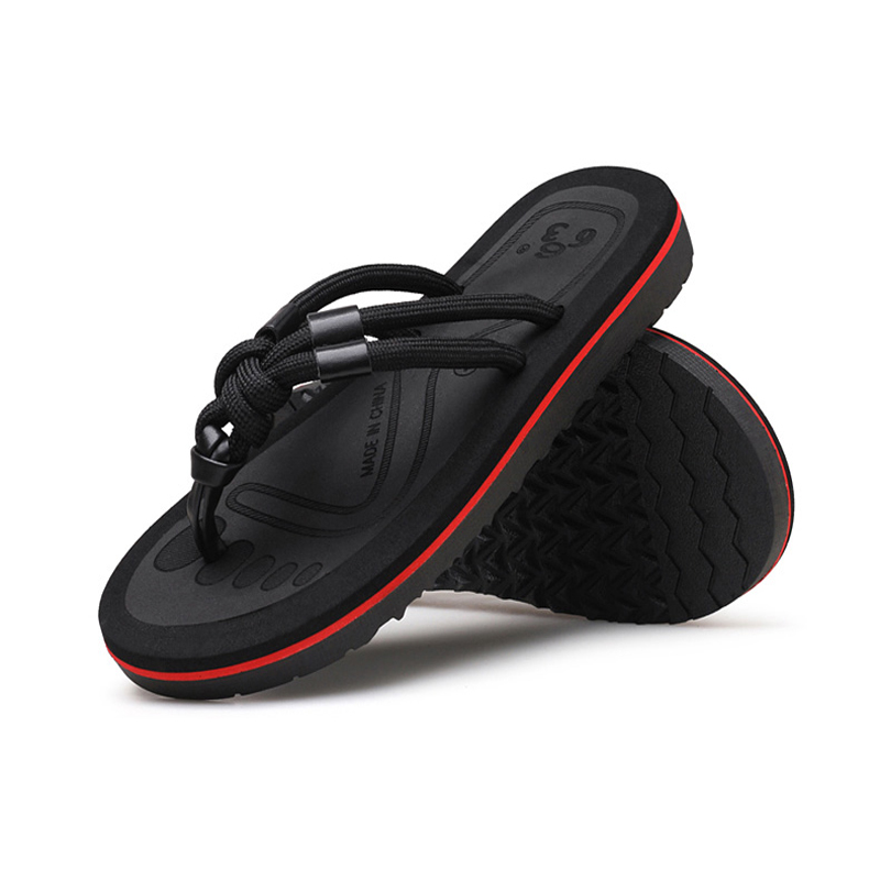 Summer New Men Herringbone Slippers Male Summer Fashion Outwear Trendy Sandals Sandals Shoes Beach Shoes Casual Non-slip Sandals Shoes