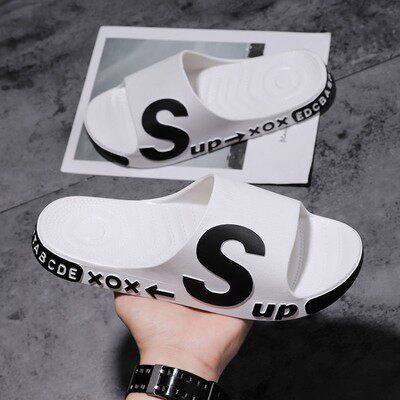 Sport slippers men's summer outwear big size outdoor trend anti-slip wear and wear home beach men cool slippers outdoors