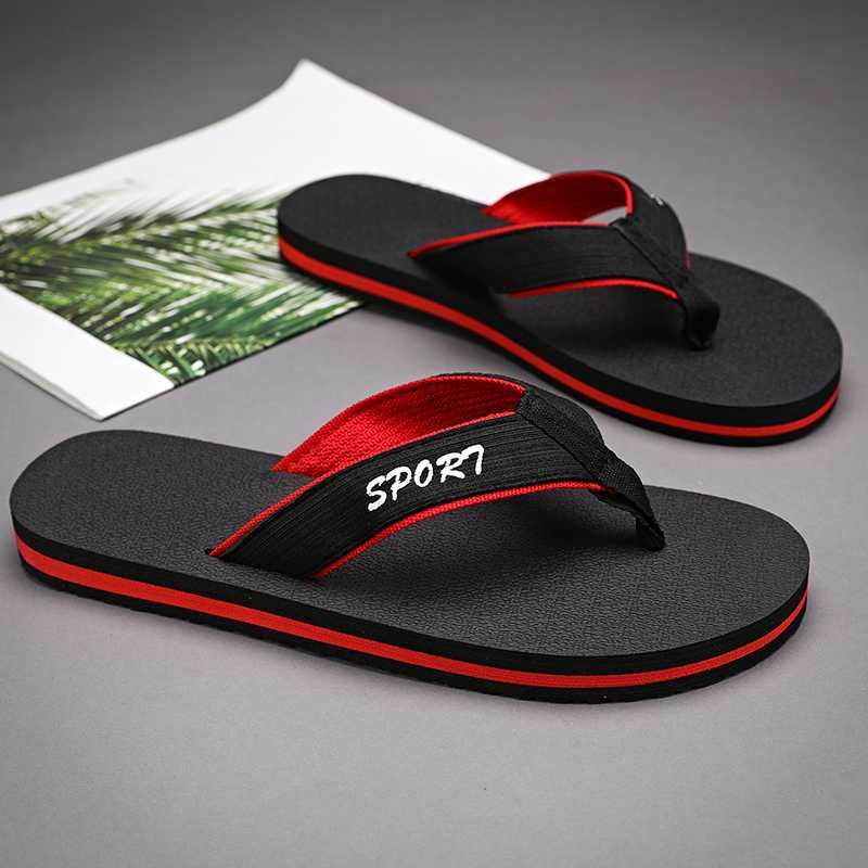 Slippers men's summer flip-flops trend Korean version personality outdoor non-slip 2020 new men's outer wear angle sandals and slippers