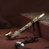 Мужская медная старомодная креативная резная курительная трубка ручной работы, китайский гороскоп, подарок на день рождения