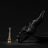 Оригинальный дизайнерский трехмерный мундштук ручной работы из сандалового дерева, подарок на день рождения