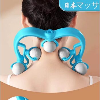 Genuine Cervical Massager Flagship Store Manual Neck Clamp for Cervical Spine Meridian Clearing, Reducing Humpback and Preventing Forward Head Posture