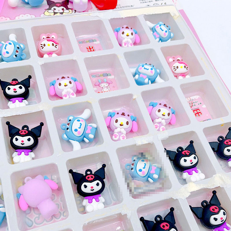 40 Hole Triple Lull Doll Blind Box Toy Girl Surprise Kulomi Cave Cave Music Box Christmas Poke Fun-Taobao