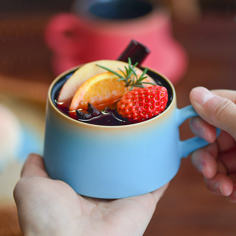 Elephant-on-the-star Mirror Lake Coffee Cup Dish Suit Chinaware windy lovers refined and upscale girls' home