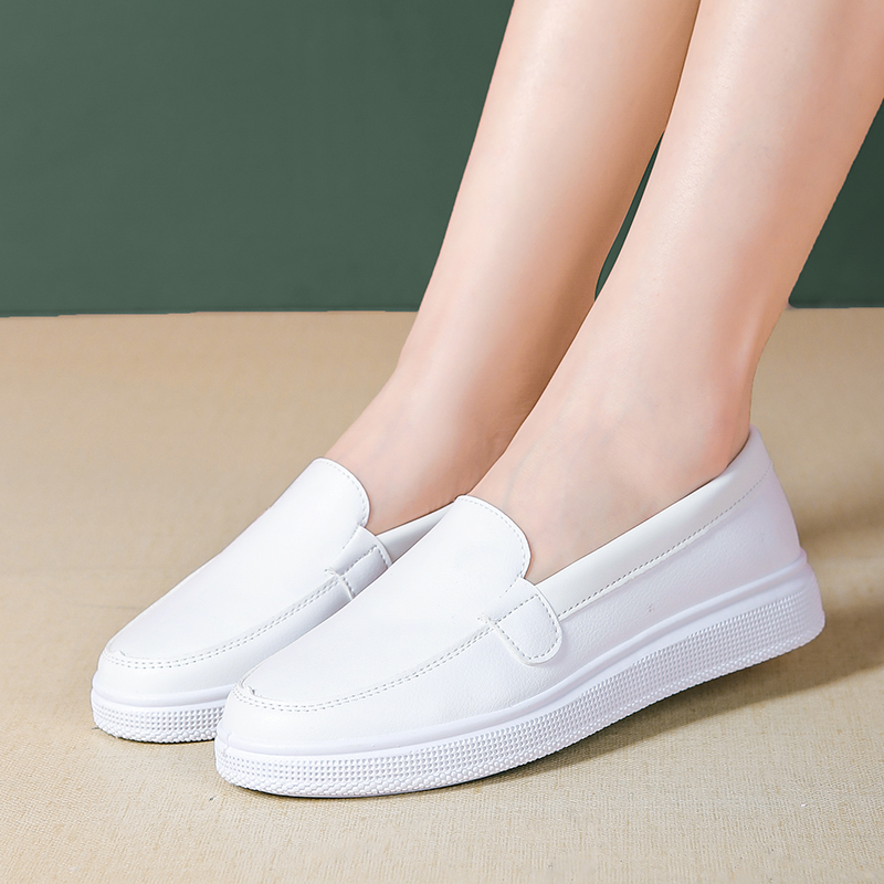 Nurse shoes soft soles breathless feet in summer anti-smooth anti-smooth thick soles spring and autumn medical staff shoes small white shoes