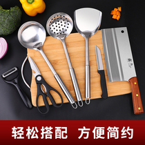 Kitchen knife Household kitchen knife set Stainless steel slicing knife Cutting board Cutting board Meat cleaver Chefs special knife set