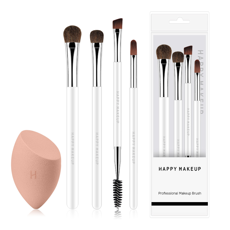 APPY MAKEUP eye shadow brush suit three-fit portable one single-branch eye brush with soft hair mahair makeup brush
