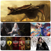 Fighting Mouse Pad Super Big Game of Thrones Season 8 Ice and Fire Song Laptop Pad Keyboard Pad
