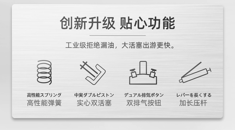 Chất lượng làm bằng tay súng mỡ bơ đơn đôi thanh áp lực tàu chở dầu máy xúc xe áp suất cao nhỏ bơ máy tiếp nhiên liệu