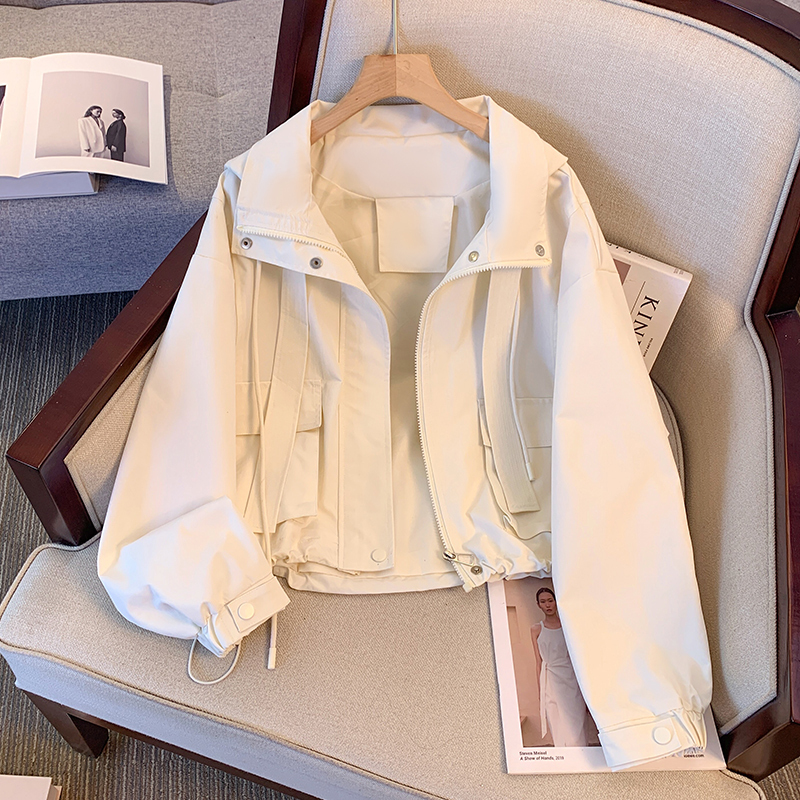 White Jacket for Women, Autumn 2026 New Model, This Year's Popular Hot Item, Unique and Exquisite Short Jacket for Spring and Autumn White Jacket for Women, Autumn 2026 New Model, This Year's Popular Hot Item, Unique and Exquisite Short Jacket for Spring and Autumn
