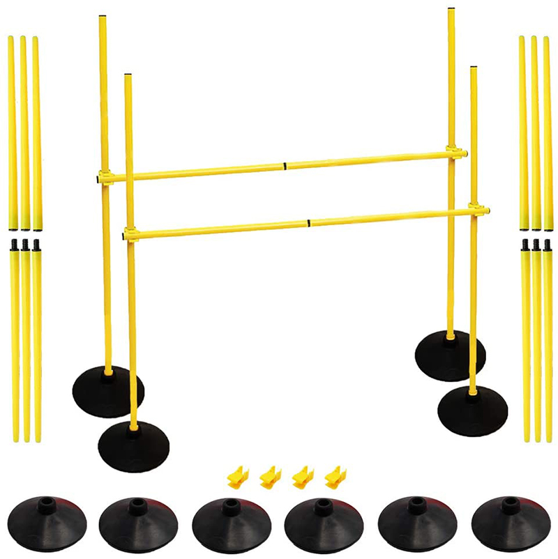 Foldable marker rod basketball training aids in the exam soccer training around the rod multi-purpose training rod hurdles