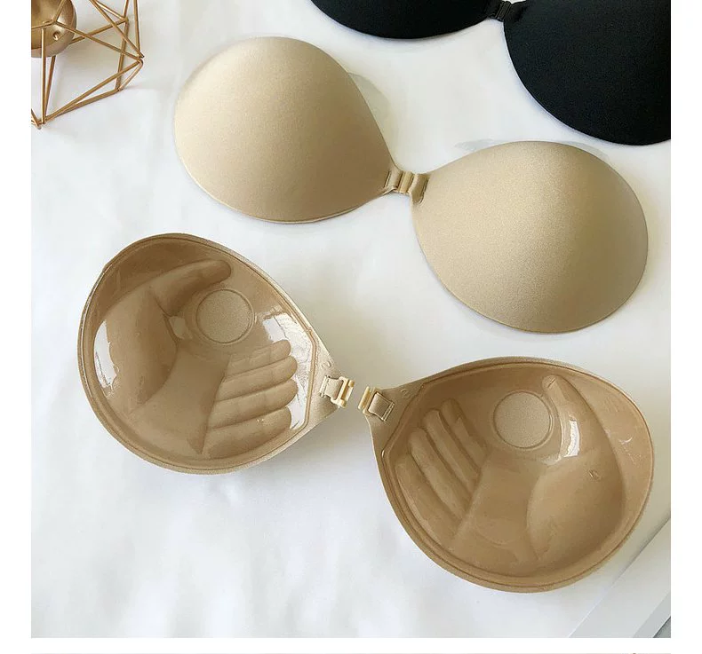 Thời trang 2020 Áo ngực vô hình silicon Ngực nhỏ Thu thập dày dặn chống trượt Miếng dán ngực Núm vú Miếng dán mỏng Đồ lót mỏng với miếng đệm ngực - Nắp núm vú