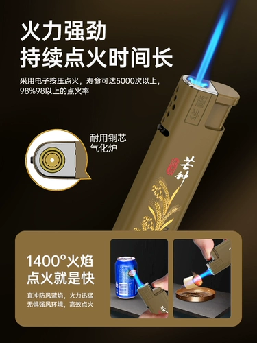 50 металлических ветропроницаемых высококачественных тихого зажигалка для мужчин Huaku 2024 Новая надувная подлинная печать оптом