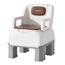 Removable toilet seat for the elderly strong household toilet chair for the elderly adult indoor bedside spittoon bedpan