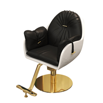 New fiberglass hair salon chair lifting barber chair hair salon special hair cutting chair hairdressing high-end stool