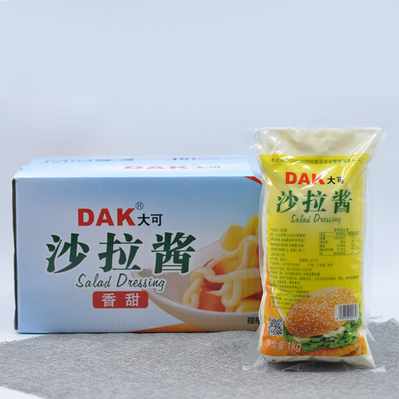 Dake DAK sweet salad dressing 1kg fruit and vegetable salad burger scallion grab cake mixed rice sushi ingredients commercial