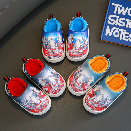 Ultra, детский Ультрамен Тига, демисезонные нескользящие детские тапочки для мальчиков на платформе, коллекция 2022