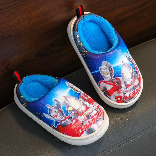Ultra, детский Ультрамен Тига, демисезонные нескользящие детские тапочки для мальчиков на платформе, коллекция 2022