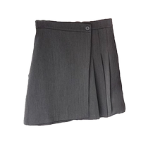 Gray pleated skirt skirt for women summer new small A-line skirt anti-exposure high-waist slim hip-covering short skirt